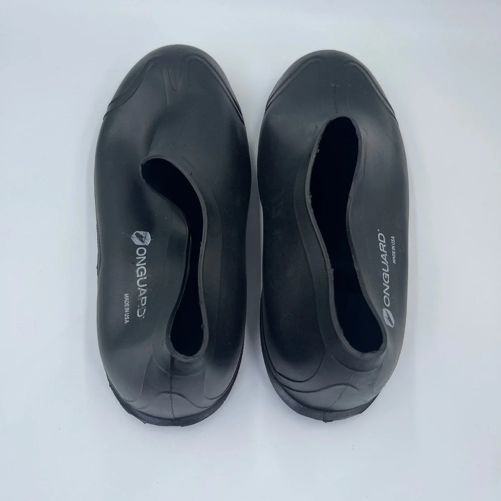 Onguard Waterproof Overshoes Black Rubber Slip On Shoe Covers Made USA Work